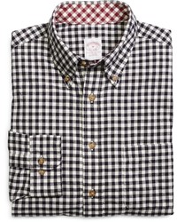 Brooks Brothers Regular Fit Flannel Gingham Sport Shirt