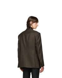 Givenchy Brown Double Breasted Blazer
