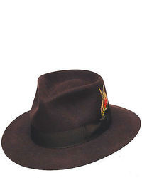 Dark Brown Indiana Jones Wool Felt Hat