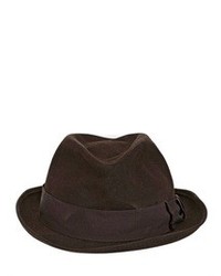 Lapin Felt Wrinkled Homburg Hat