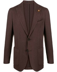 Lardini Herringbone Pattern Jacket