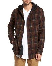 Vans Lopes Hooded Plaid Flannel Jacket