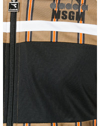 MSGM Striped Bomber Jacket