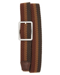 Torino Belts Tri Stripe Reversible Woven Belt