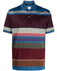 Paul Smith Striped Cotton Polo Shirt