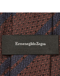Ermenegildo Zegna 7cm Striped Silk Tie