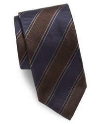 Canali Bold Stripe Silk Tie