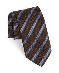 Eton Stripe Cotton Blend Tie