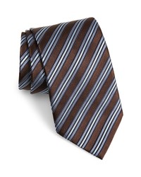 Ermenegildo Zegna Stripe Silk X Long Tie