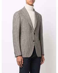 Tagliatore Houndstooth Single Breasted Jacket
