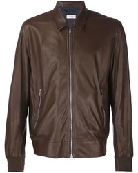 Brunello Cucinelli Perforated Leather Jacket