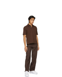Phlemuns Brown Two Panel Utility Trousers