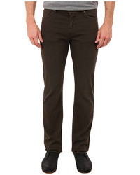 7 For All Mankind Luxe Performance Slimmy Slim Straight In Dark Earth