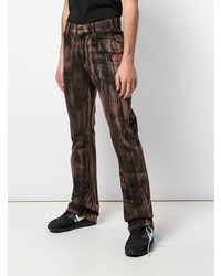 Off-White Printed Thermal Imaging Bootcut Jeans