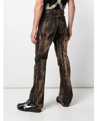 Off-White Printed Thermal Imaging Bootcut Jeans