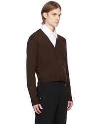 Wooyoungmi Brown Cropped Cardigan
