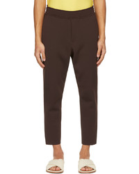 CFCL Brown Milan Rib Tapered Trousers