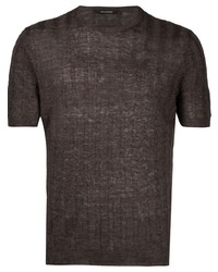 Tagliatore Ribbed Knit T Shirt