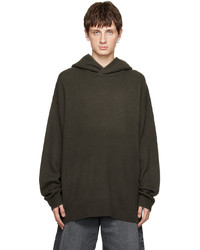 Acne Studios Brown Hooded Sweater