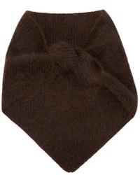 Solid Homme Brown Muffler Scarf