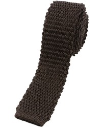 Altea Tricot Knitted Solid Tie Silk Wool