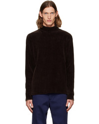 Andersson Bell Brown Ribbed Turtleneck