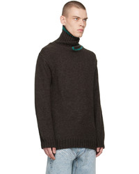 Y/Project Brown Double Neck Turtleneck