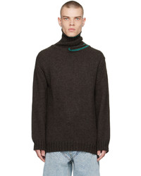 Y/Project Brown Double Neck Turtleneck