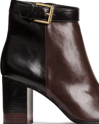 H&M Ankle Boots Dark Brownblack Ladies