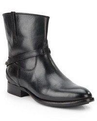 Frye Lindsay Plate Leather Ankle Boots