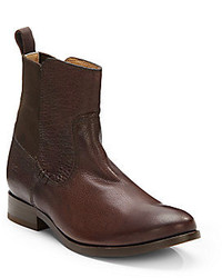 Frye Molly Gore Leather Ankle Boots