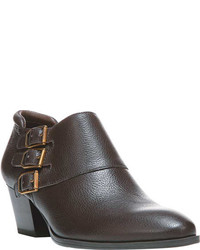 Franco Sarto Genna Ankle Boot Anthracite Kudu Wax Leather Boots