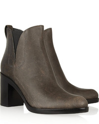 Alexander Wang Irina Distressed Leather Ankle Boots
