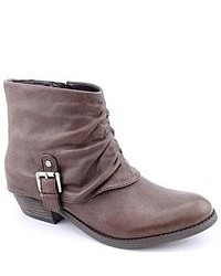Marc Fisher Koolers Brown Leather Fashion Ankle Boots