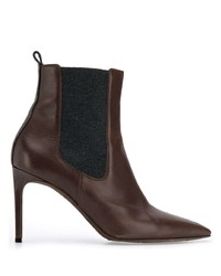 Brunello Cucinelli Pointed Toe Ankle Boots