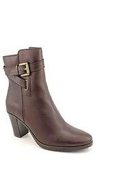 Santana Canada Christa Brown Leather Fashion Ankle Boots