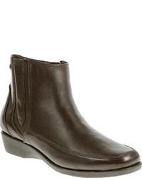 Hush Puppies Sharla Carlisle Ankle Boot Dark Brown Leather Boots