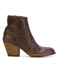Officine Creative Textured Ankle Boots