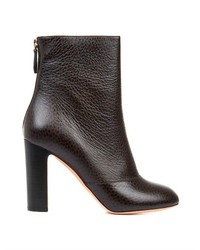 Rochas Tumbled Leather Ankle Boots