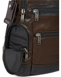 Tumi Alpha Bravo Knox Leather Backpack
