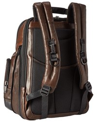 Tumi Alpha Bravo Knox Leather Backpack Backpack Bags