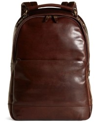 Brooks Brothers Distressed Leather Backpack