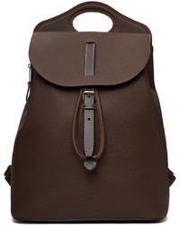 Burberry Brown Leather Pocket Backpack