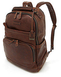 Brooks Brothers Distressed Leather Backpack | Where to buy & how to wear