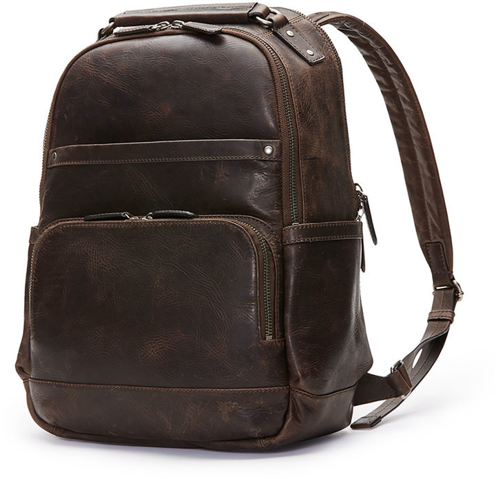 Frye Logan Leather Backpack, $448 | Neiman Marcus | Lookastic