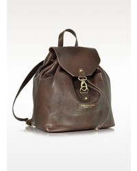 The Bridge Plume Soft Donna Dark Brown Leather Backpack