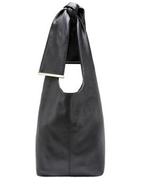 Marni Tangle Leather Shoulder Bag Black