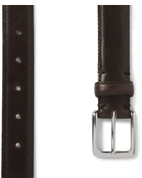 J.Crew 3cm Dark Brown Leather Belt