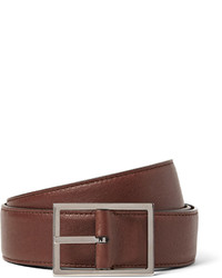 Loro Piana 4cm Brown Twice Reversible Leather Belt