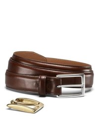 Allen Edmonds Poplar Dress Belt 96637 Brown Leather 380